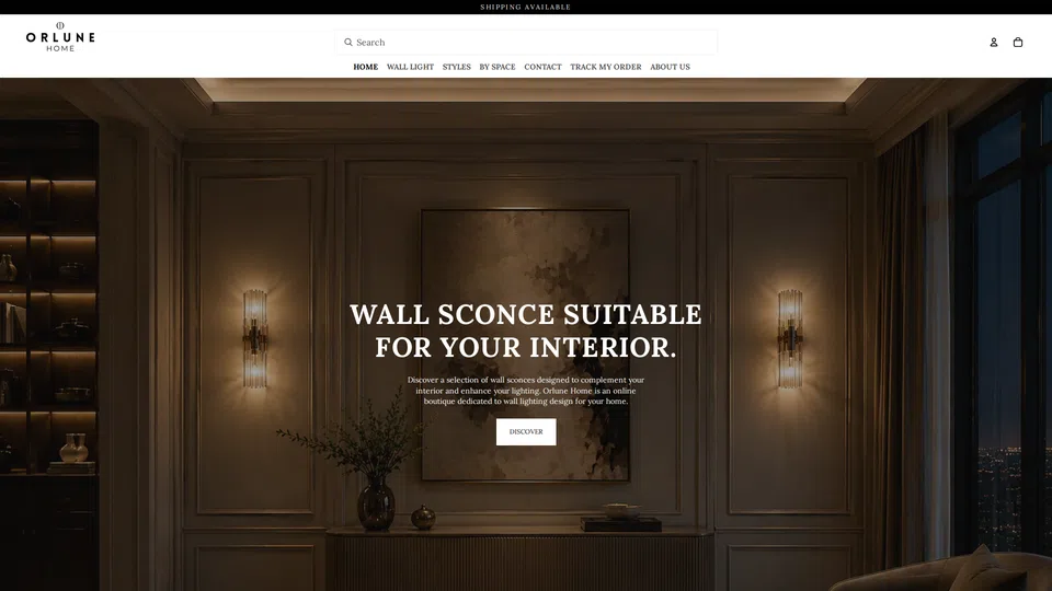 Homepage snapshot at launch