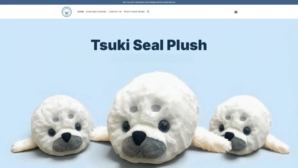 Homepage snapshot at launch