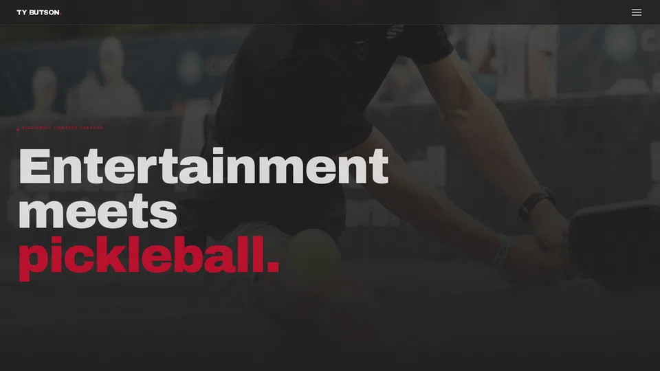 Homepage snapshot at launch