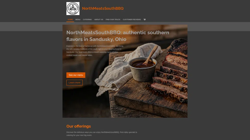 Homepage snapshot at launch