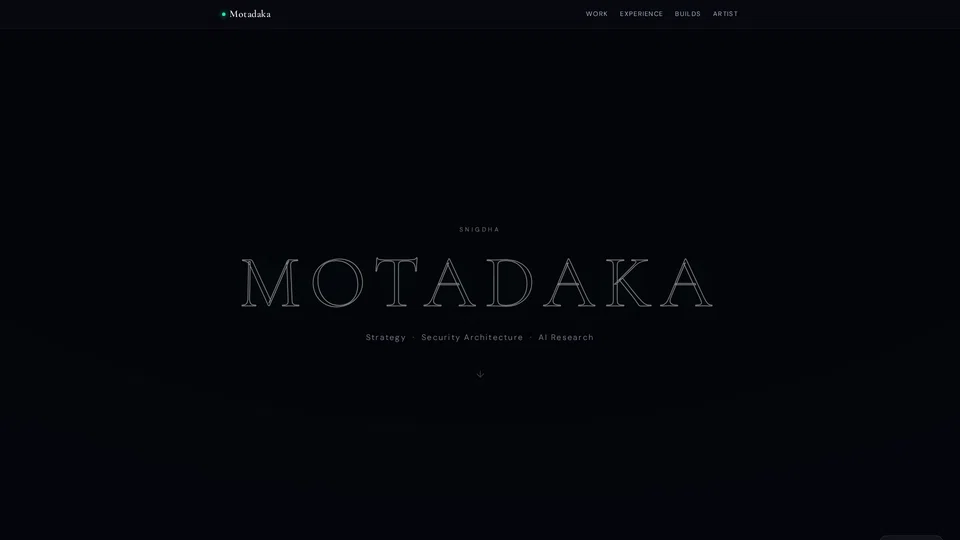 Homepage snapshot at launch