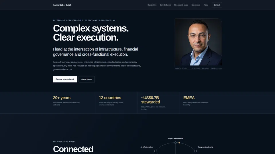 Homepage snapshot at launch