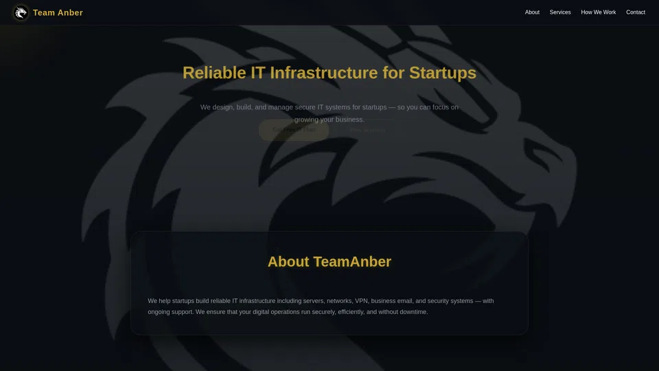 Homepage snapshot at launch