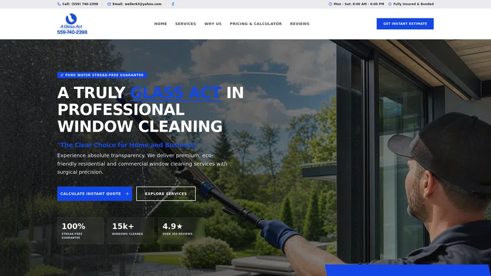 Homepage snapshot at launch