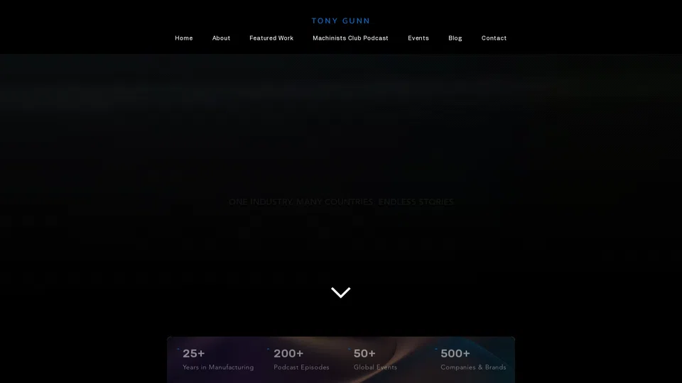 Homepage snapshot at launch