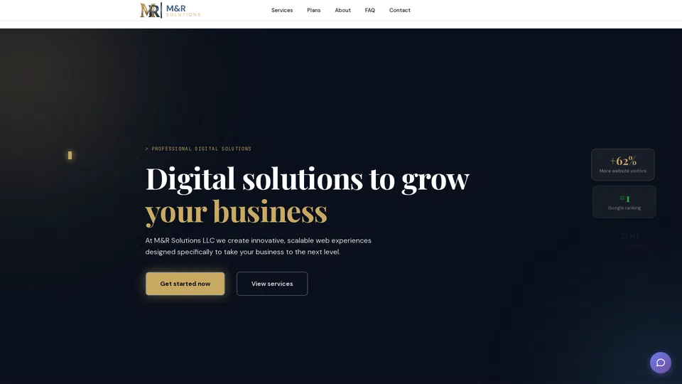 Homepage snapshot at launch