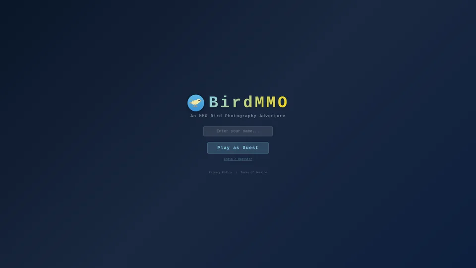 Homepage snapshot at launch