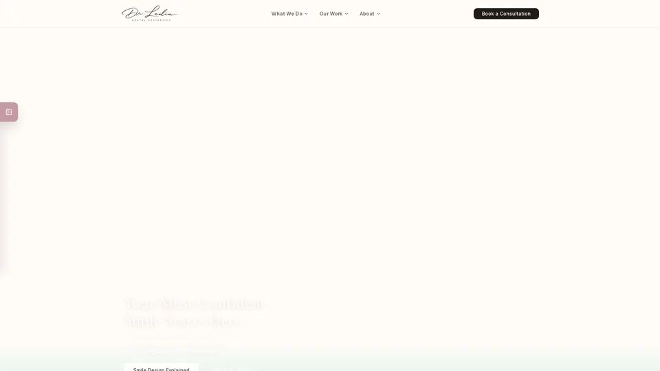 Homepage snapshot at launch