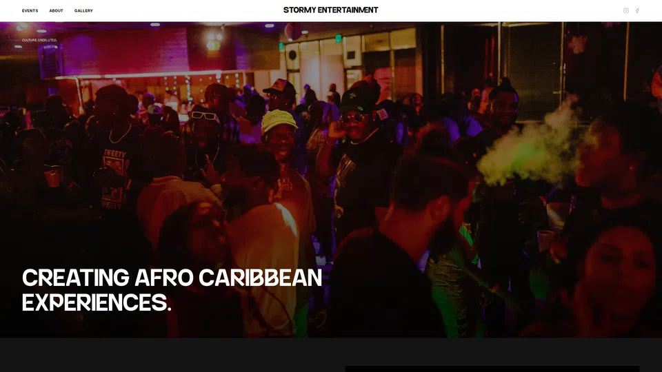 Homepage snapshot at launch