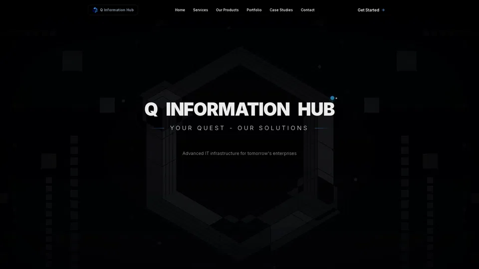 Homepage snapshot at launch