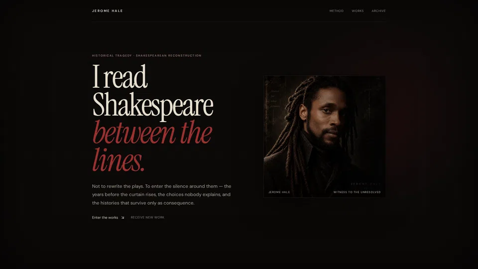Homepage snapshot at launch
