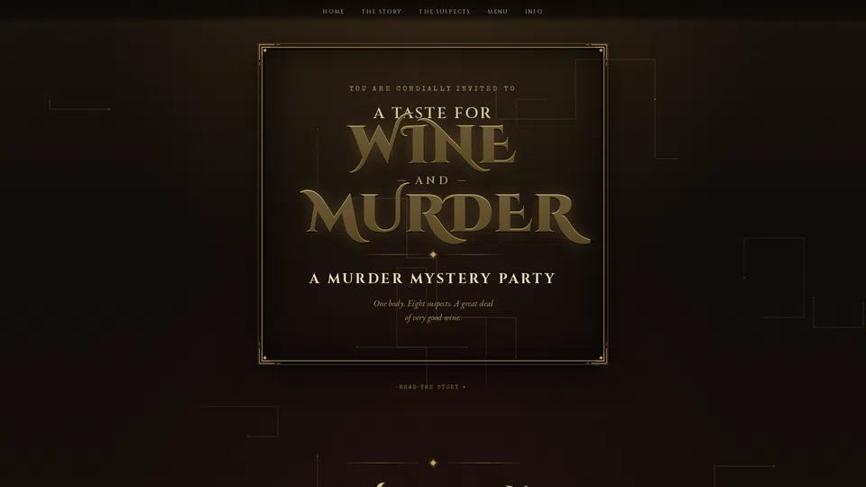 Homepage snapshot at launch