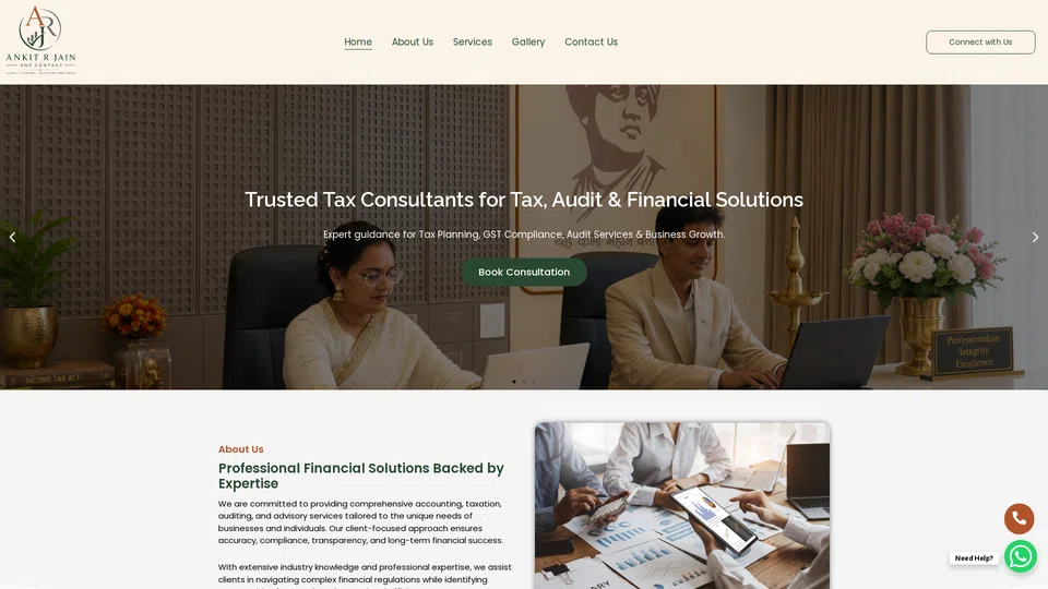 Homepage snapshot at launch
