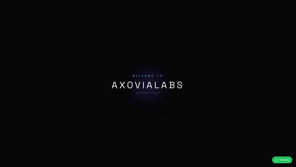 Homepage snapshot at launch