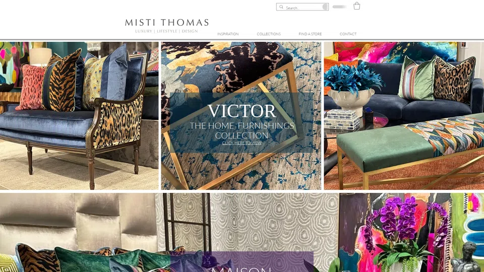 Homepage snapshot at launch