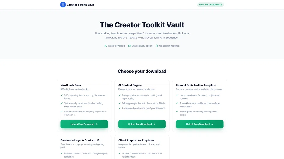 Homepage snapshot at launch