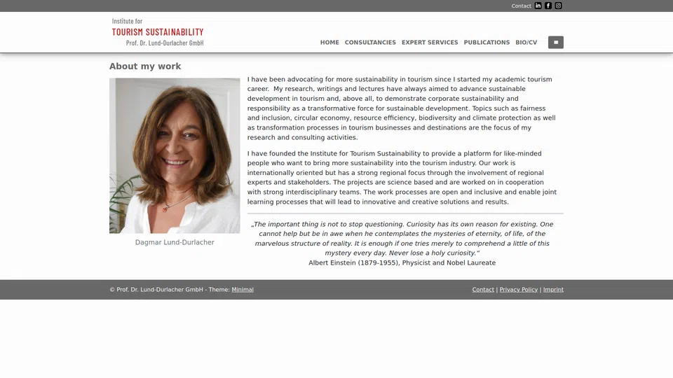 Homepage snapshot at launch