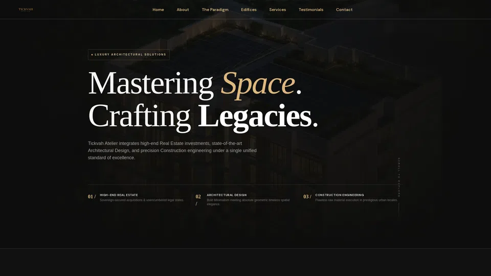 Homepage snapshot at launch