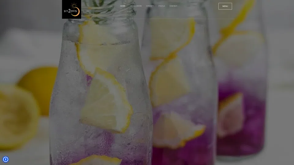 Homepage snapshot at launch