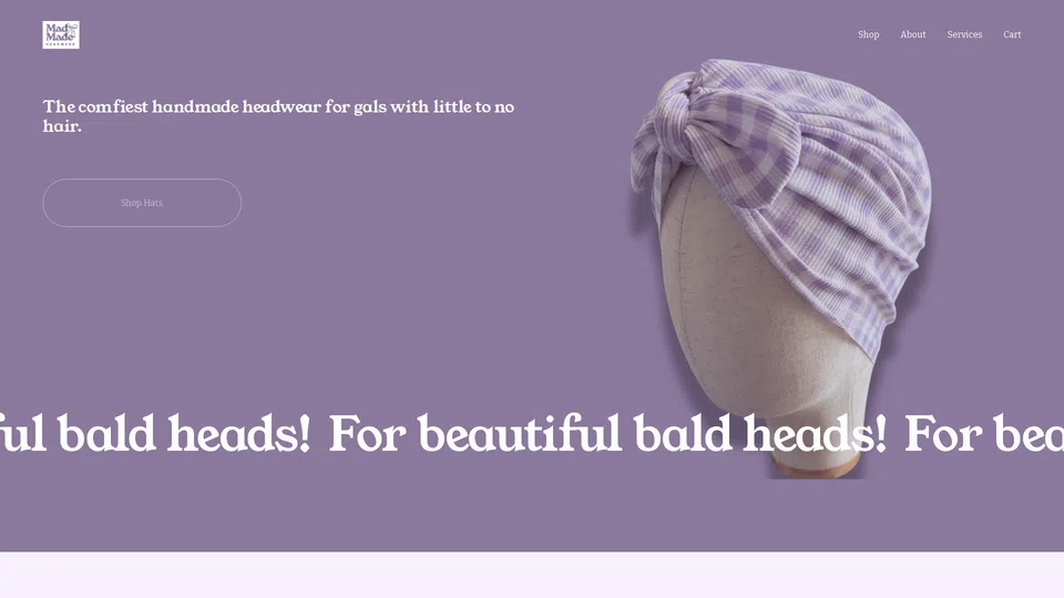Homepage snapshot at launch