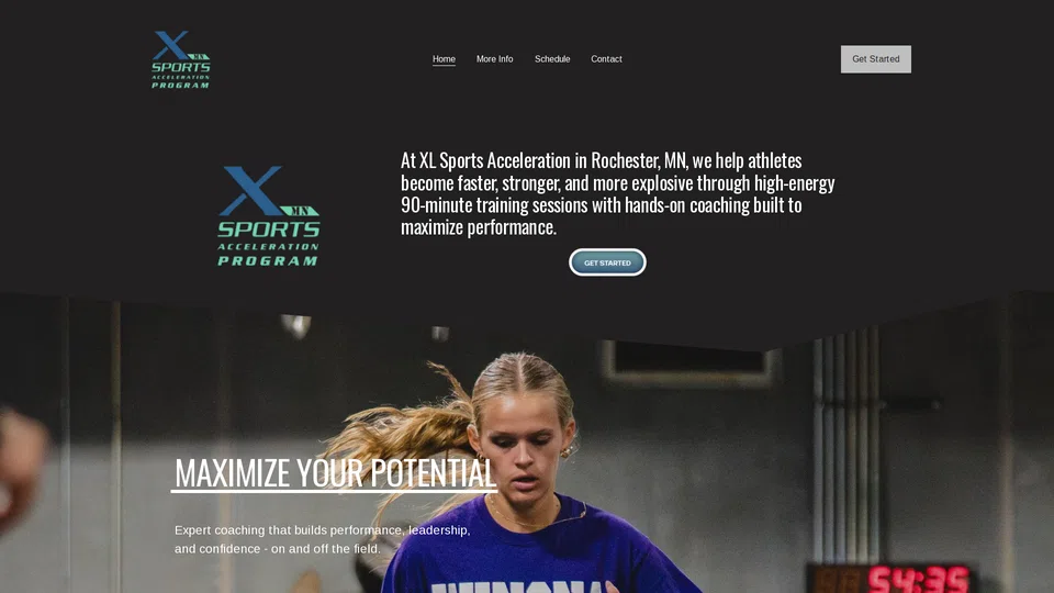 Homepage snapshot at launch