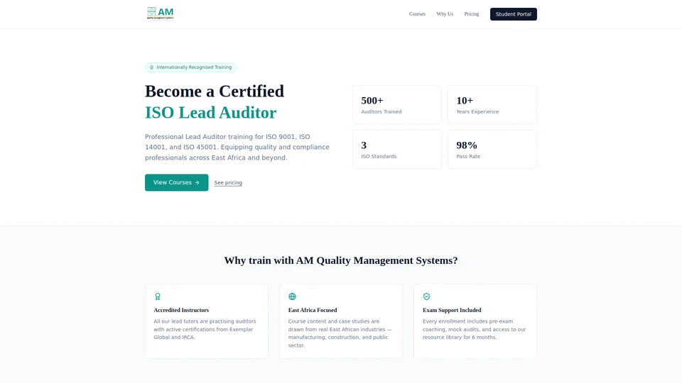 Homepage snapshot at launch