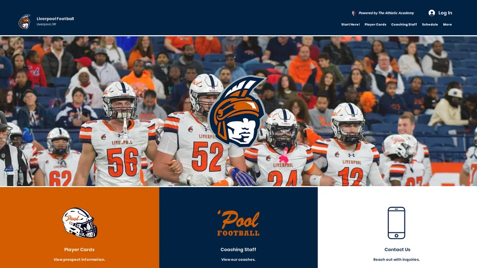 Homepage snapshot at launch