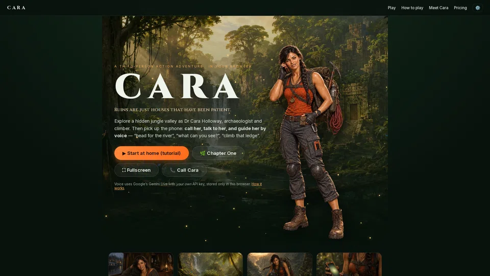 Homepage snapshot at launch