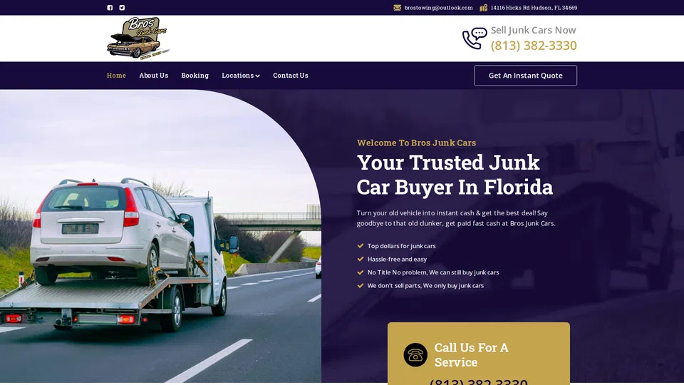 Homepage snapshot at launch
