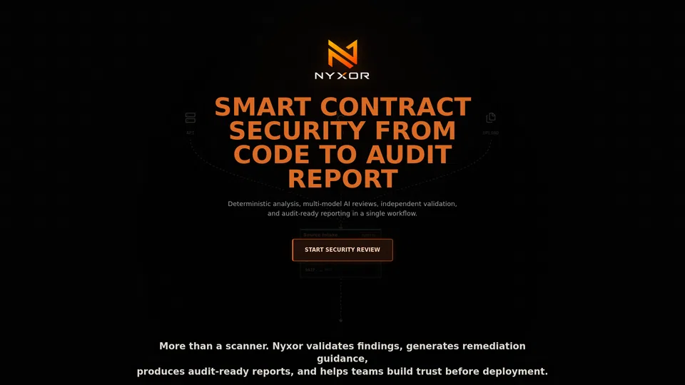 Homepage snapshot at launch