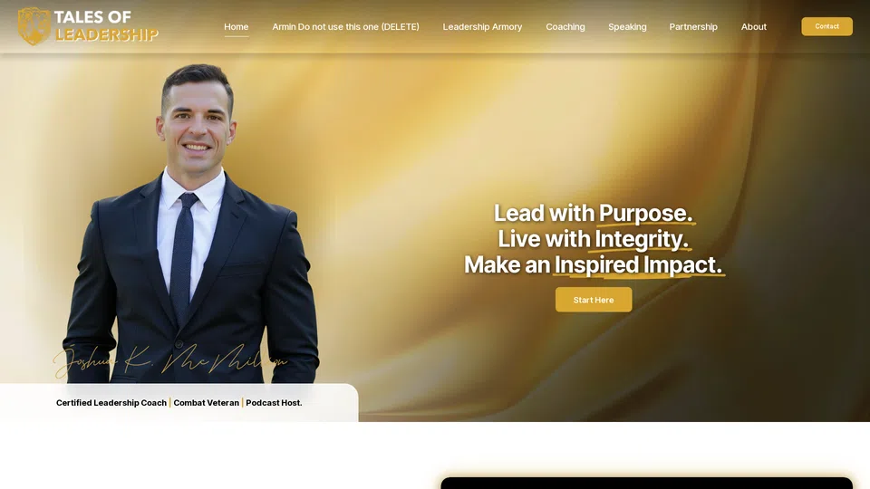 Homepage snapshot at launch