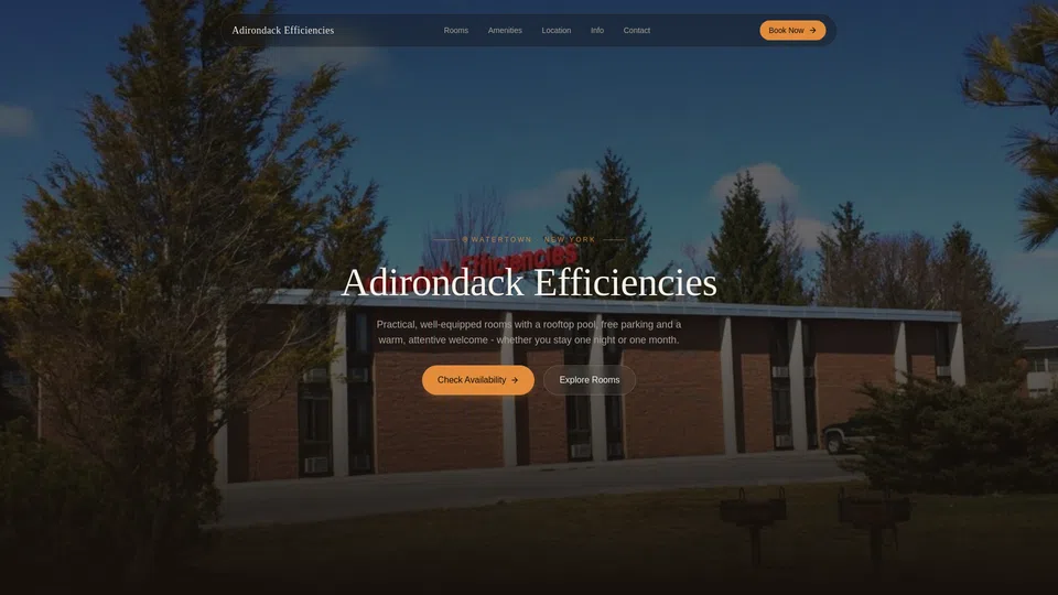 Homepage snapshot at launch