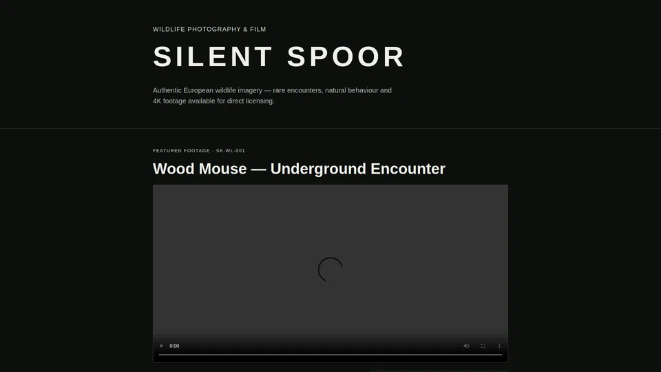Homepage snapshot at launch