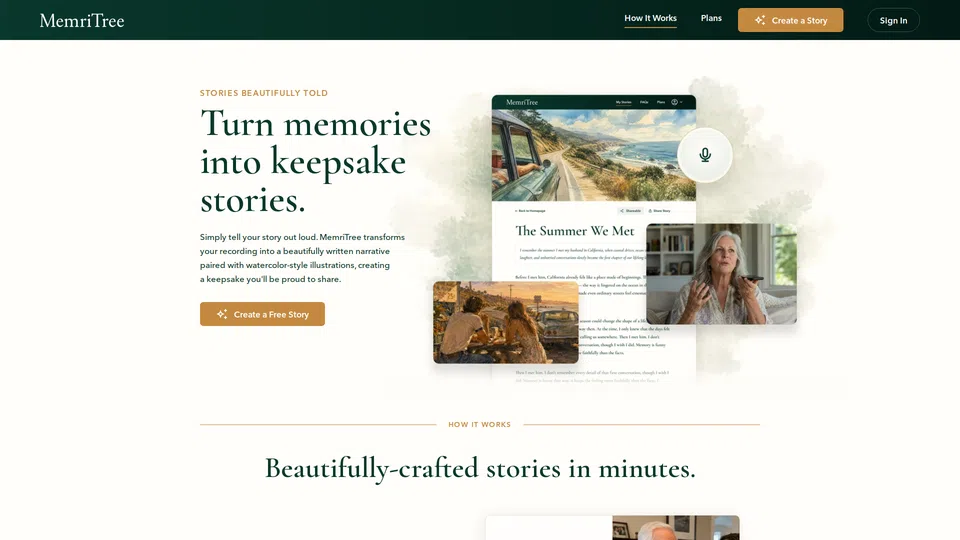 Homepage snapshot at launch