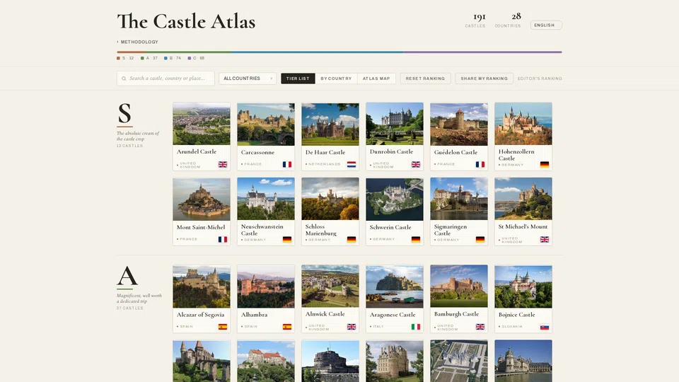 Homepage snapshot at launch