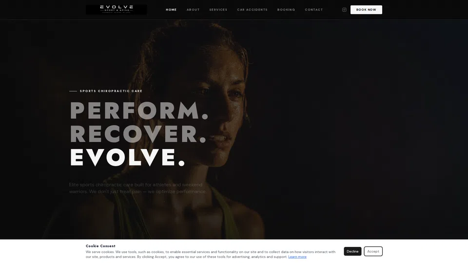 Homepage snapshot at launch