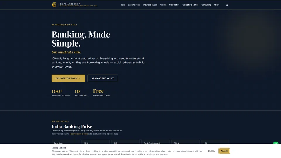 Homepage snapshot at launch