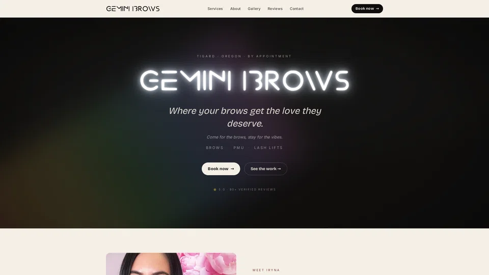 Homepage snapshot at launch