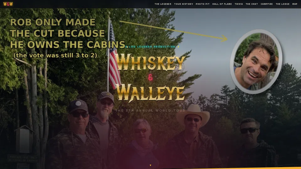 Homepage snapshot at launch