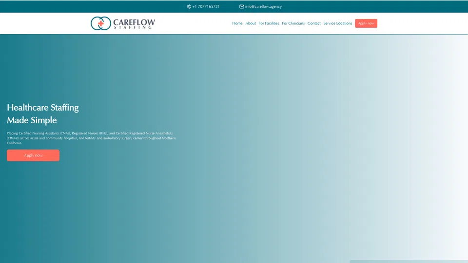 Homepage snapshot at launch