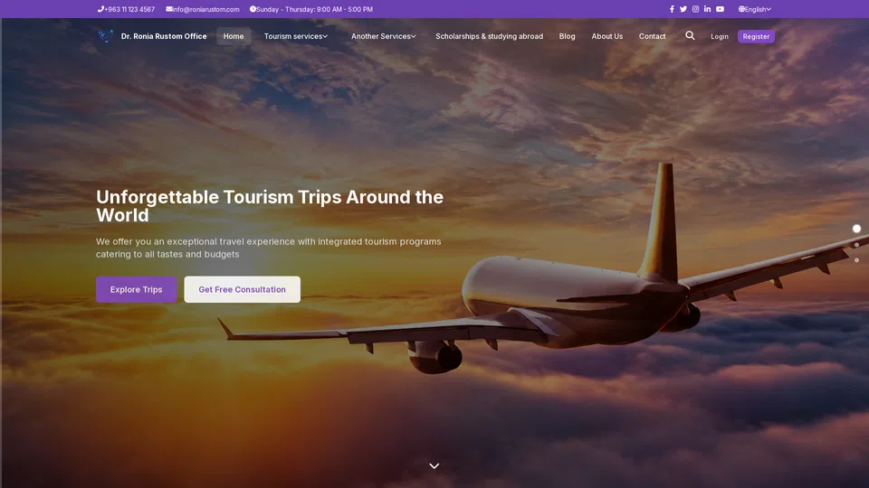 Homepage snapshot at launch