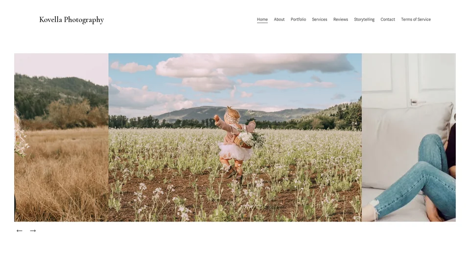Homepage snapshot at launch