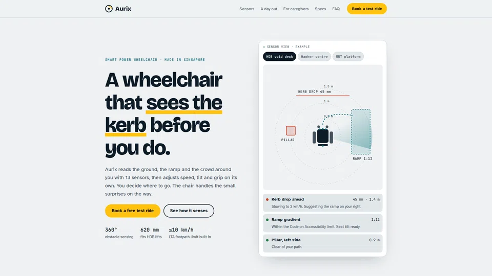 Homepage snapshot at launch