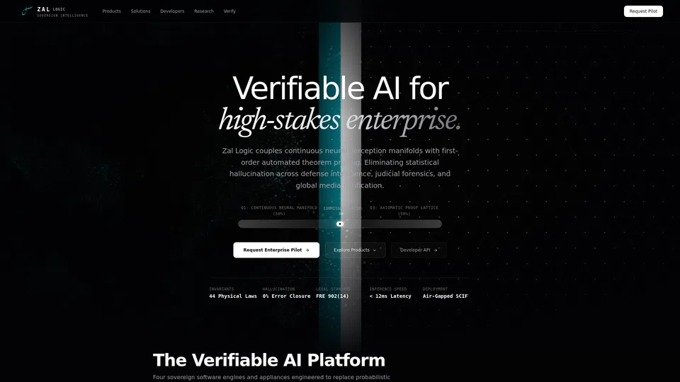 Homepage snapshot at launch