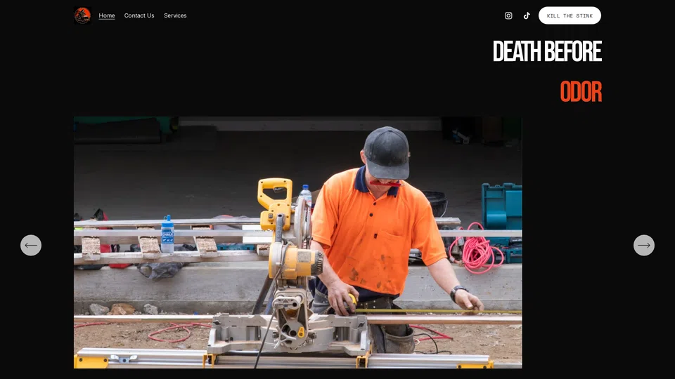 Homepage snapshot at launch