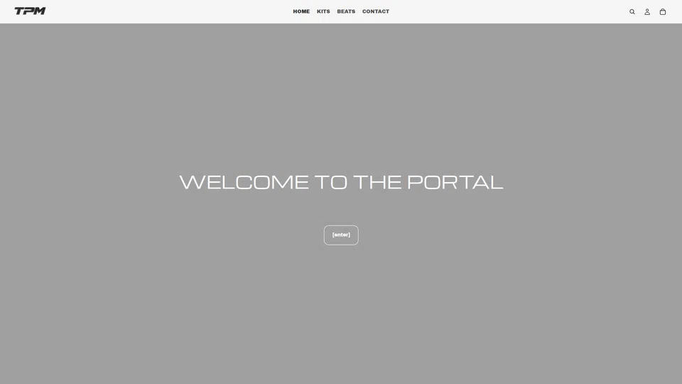 Homepage snapshot at launch
