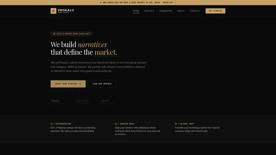 Homepage snapshot at launch