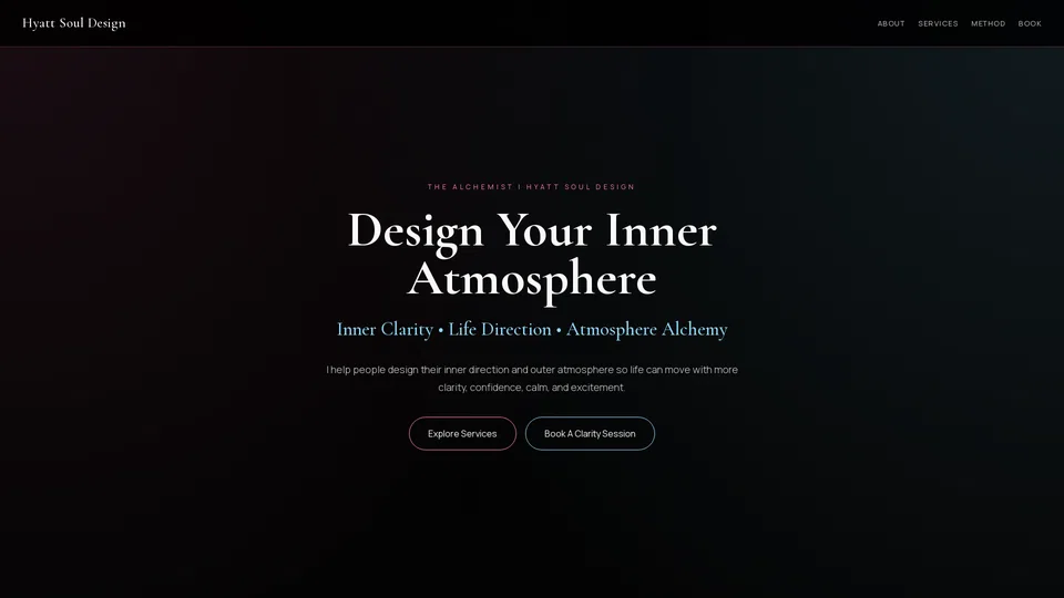 Homepage snapshot at launch