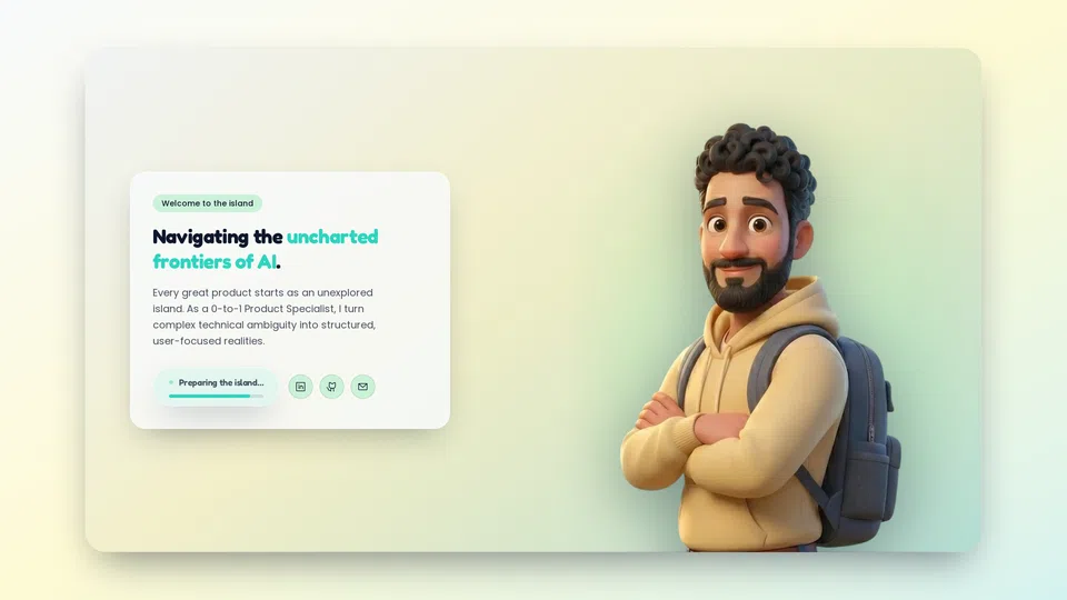 Homepage snapshot at launch