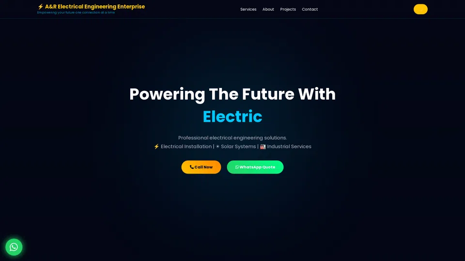 Homepage snapshot at launch